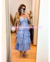 MIDI DRESS CROCHE FONDO NUDE