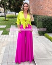 CAMISA CON TOP SATINADA