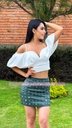 BLUSA DRAPEADA HOMBROS CAIDOS CON TIRANTES