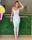 MAXI DRESS BANDAGE APLICACIONES CADENAS/PEDRERIA