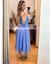 VESTIDO MIDI CUELLO TABLONES SON CINTITO