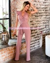 PALAZZO RUFFLES CON ENCAJE