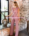 PALAZZO RUFFLES CON ENCAJE