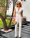 PALAZZO RUFFLES CON ENCAJE