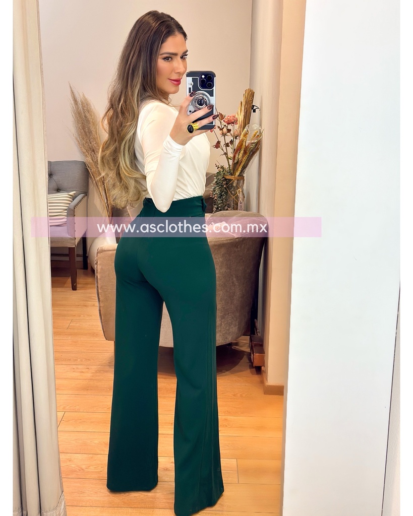 PANTALON RECTO HEBILLA 