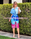VESTIDO DRAPEADO NEVER PRINT