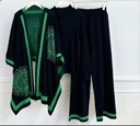 SET DE 3 PZS PANTALON, BLUSA Y CAPA 