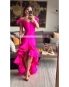 MAXI DRESS FIESTA PLUMAS EN HOMBROS