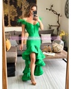 MAXI DRESS FIESTA PLUMAS EN HOMBROS