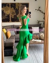 MAXI DRESS FIESTA PLUMAS EN HOMBROS