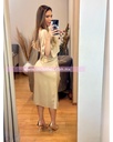 MIDI DRESS UN HOMBRO SATIN