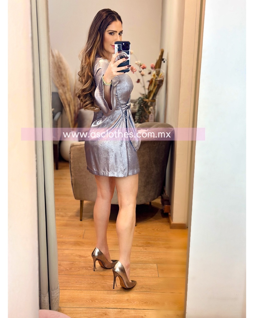 MINI DRESS TUNICA METALICO