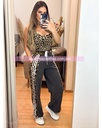 PANTALON COMBINADO ANIMAL PRINT
