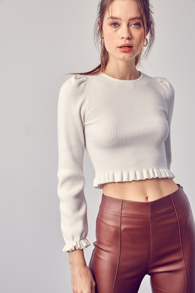 BLUSA TEJIDA MOÑOS ESPALDA
