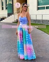 BLUSA STRAPLE CON MOÑO AL FRENTE
