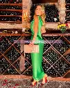 MIDI DRESS ENVOLVENTE UN HOMBRO DESCUBIERTO 