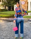 BODY ANIMAL PRINT MANGA LARGA