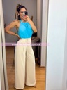 PANTALON CORTE RECTO CON CINTO 