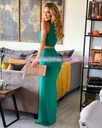 MAXI DRESS NUDO AL FRENTE ABRIERTO ESPALDA