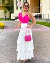 BLUSA TIRANTE Y OLANES HOMBRO
