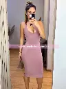 MIDI DRESS UN HOMBRO ESCOTE CRUZADO