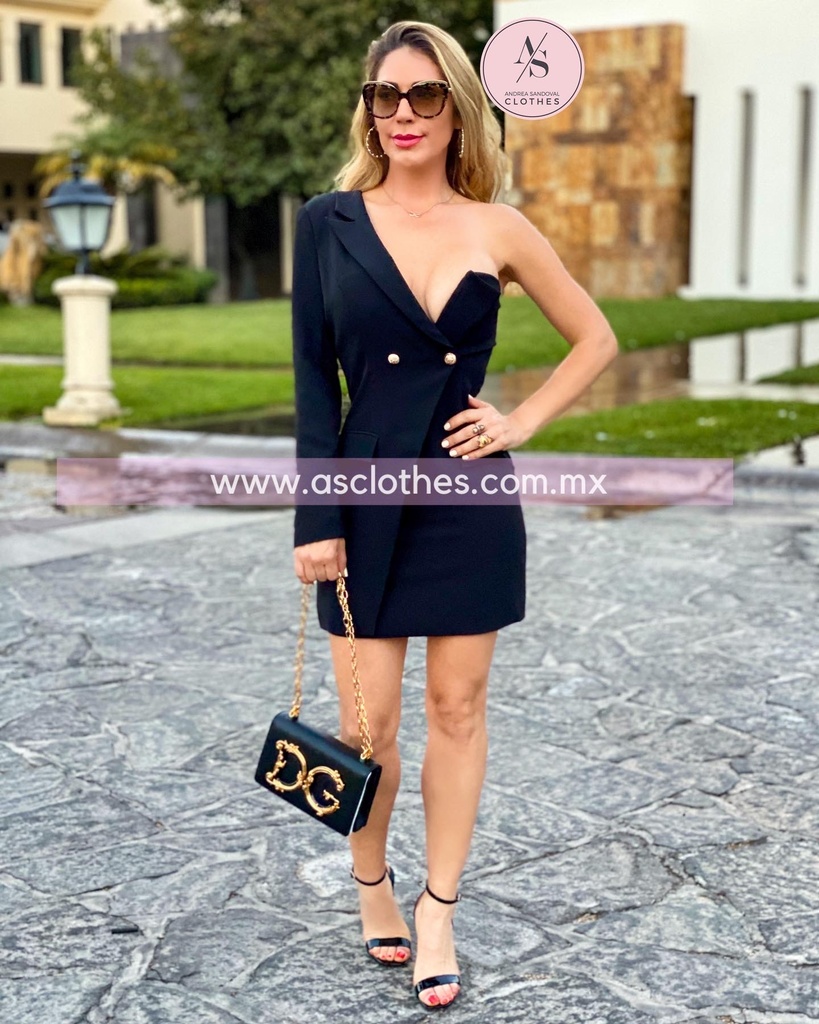 VESTIDO/SACO UNA MANGA 