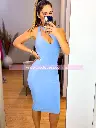 MIDI DRESS UN HOMBRO ESCOTE CRUZADO