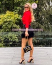 BLUSA CROP TIPO CAMISA