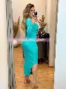 VESTIDO TEJIDO CON ABERTURAS