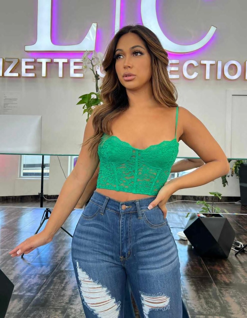 CROP TOP ENCAJE 
