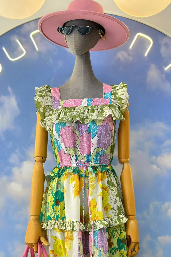 MAXI DRESS OLANES PRINT FLORAL 