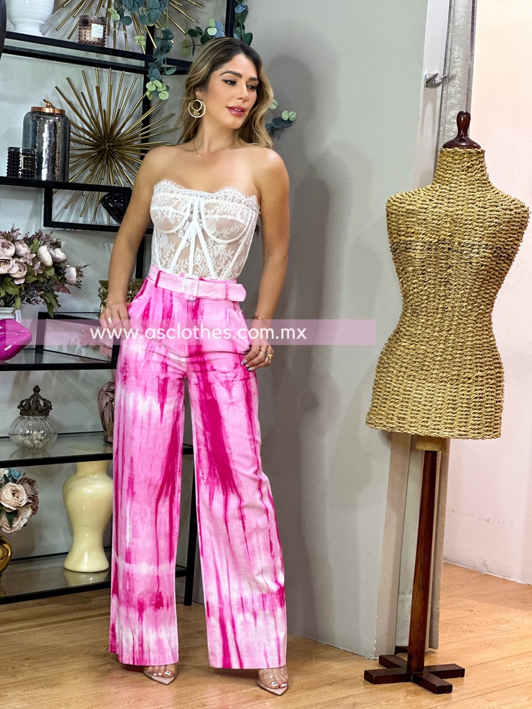 CONJUNTO PANTALON PATA DE ELEFANTE CON BLAZER MANGA 3/4