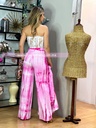 CONJUNTO PANTALON PATA DE ELEFANTE CON BLAZER MANGA 3/4