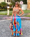 MAXI DRESS MULTICOLOR CON ANIMAL P