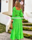 CONJUNTO FALDA TELA ESTILO GUIPUR