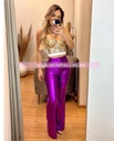 PANTALON ACAMPANADO METALIZADO