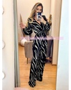 JUMSUIT MANGA LARGA ZEBRA