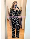 JUMSUIT MANGA LARGA ZEBRA
