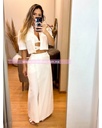 PANTALON CON FALDON 