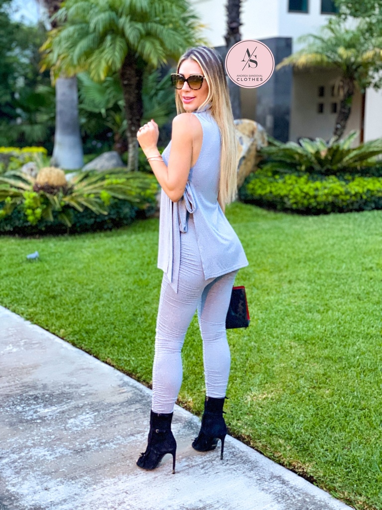 CONJUNTO PANTALON GRIS