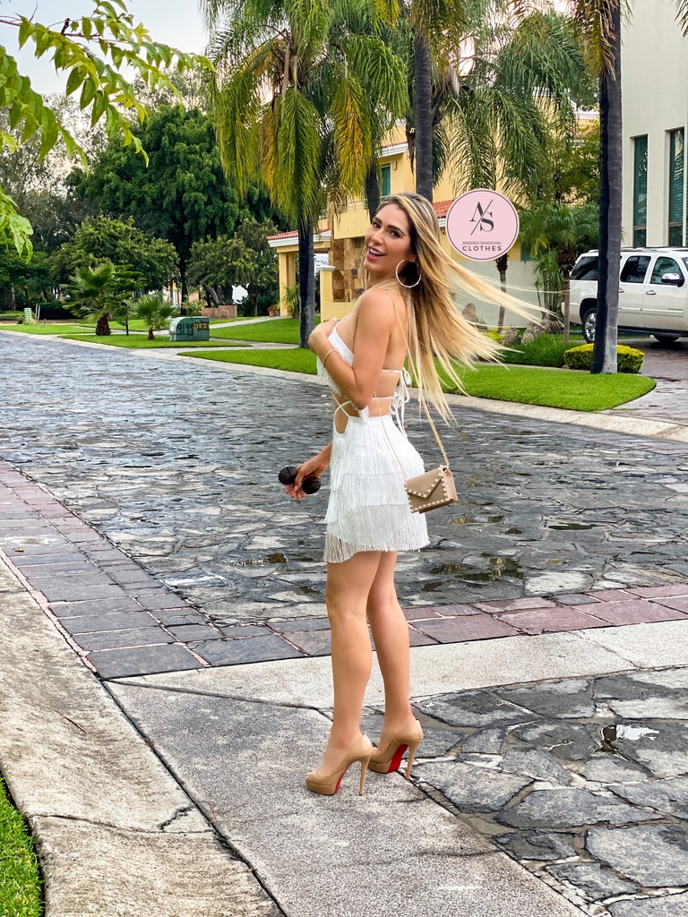 VESTIDO CON TOP BARBITAS