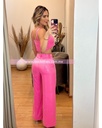 TRAJE LENTEJUELA TRANSPARENTE
