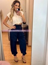 PANTALON CORTE BOMBACHO Y PINZAS
