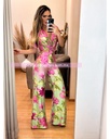 SET DE PANTALON Y CROP TOP MANAGA CORTA