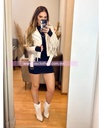 JACKET TIPO PIEL CON BARBITAS