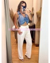 PANTALON TIPO LINO CON BOLSA