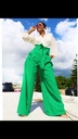 PANTALON PATA ELEFANTE CON CINTO