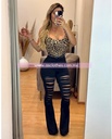 BODY TIRANTES ANIMAL PRINT