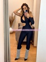 JUMPSUIT SKINNY UNA MANGA ESCOTE EN CINTURA 