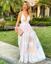 MAXIDRESS COMBIBADO CON TERCIOPELO 